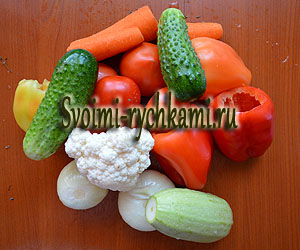 рецепт консервации овощей
